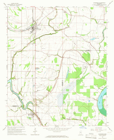 United States Geological Survey Inverness, MS (1965, 24000-Scale) digital map