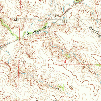 United States Geological Survey Inwood, IA (1971, 24000-Scale) digital map