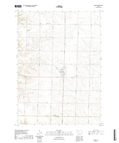 United States Geological Survey Inwood, IA (2022, 24000-Scale) digital map