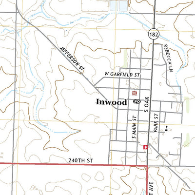 United States Geological Survey Inwood, IA (2022, 24000-Scale) digital map