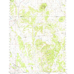 United States Geological Survey Inyan Kara Mountain, WY (1958, 62500-Scale) digital map