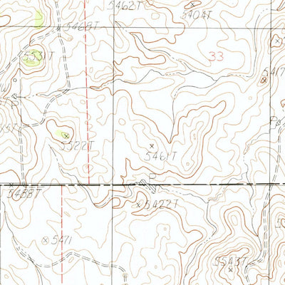 United States Geological Survey Inyan Kara Mountain, WY (1984, 24000-Scale) digital map