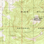 United States Geological Survey Inyan Kara Mountain, WY (1984, 24000-Scale) digital map