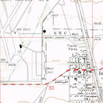 United States Geological Survey Inyokern, CA (1972, 24000-Scale) digital map