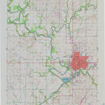 United States Geological Survey Iola, KS (1966, 24000-Scale) digital map