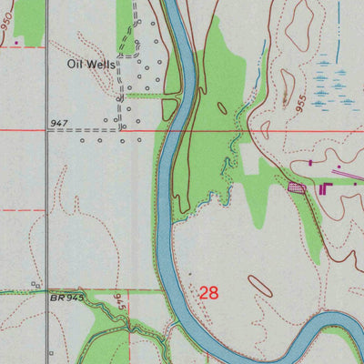United States Geological Survey Iola, KS (1966, 24000-Scale) digital map