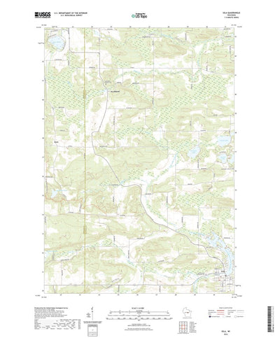 United States Geological Survey Iola, WI (2022, 24000-Scale) digital map