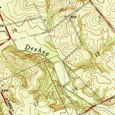 United States Geological Survey Iona, IN (1944, 24000-Scale) digital map
