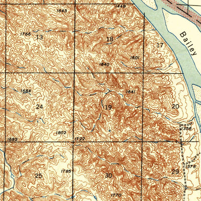 United States Geological Survey Iona, SD (1944, 62500-Scale) digital map