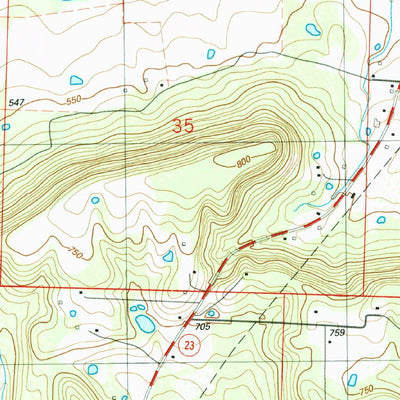 United States Geological Survey Ione, AR (1987, 24000-Scale) digital map