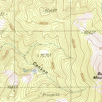 United States Geological Survey Ione, NV (1988, 24000-Scale) digital map