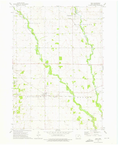 United States Geological Survey Ionia, IA (1972, 24000-Scale) digital map