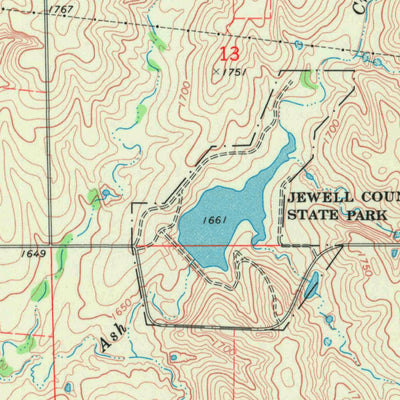 United States Geological Survey Ionia, KS (1969, 24000-Scale) digital map