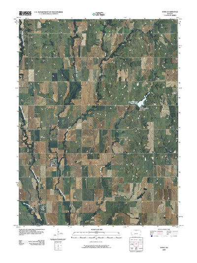 United States Geological Survey Ionia, KS (2009, 24000-Scale) digital map