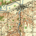 United States Geological Survey Ionia, MI (1943, 62500-Scale) digital map