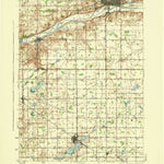 United States Geological Survey Ionia, MI (1943, 62500-Scale) digital map