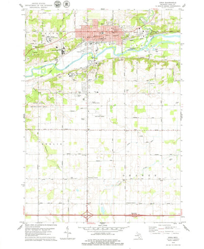 United States Geological Survey Ionia, MI (1978, 24000-Scale) digital map