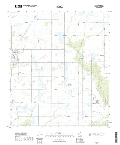 United States Geological Survey Iota, LA (2020, 24000-Scale) digital map