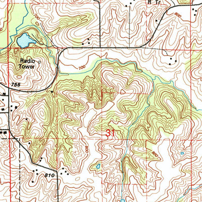 United States Geological Survey Iowa City East, IA (1993, 24000-Scale) digital map