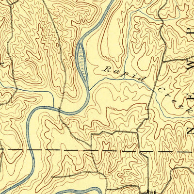 United States Geological Survey Iowa City, IA (1891, 62500-Scale) digital map
