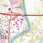 United States Geological Survey Iowa City West, IA (1965, 24000-Scale) digital map