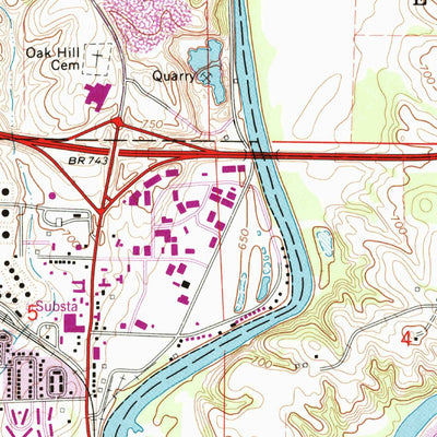 United States Geological Survey Iowa City West, IA (1965, 24000-Scale) digital map