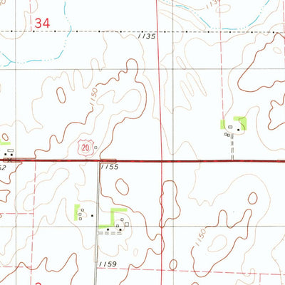 United States Geological Survey Iowa Falls East, IA (1979, 24000-Scale) digital map