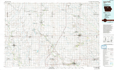 United States Geological Survey Iowa Falls, IA (1984, 100000-Scale) digital map
