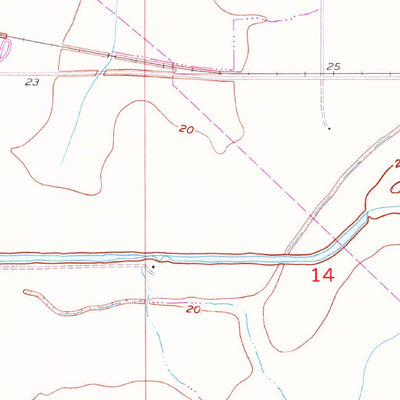 United States Geological Survey Iowa, LA (1955, 24000-Scale) digital map