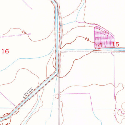United States Geological Survey Iowa, LA (1955, 24000-Scale) digital map
