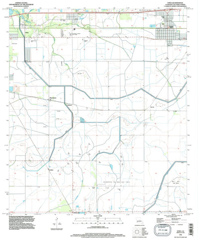 United States Geological Survey Iowa, LA (1994, 24000-Scale) digital map