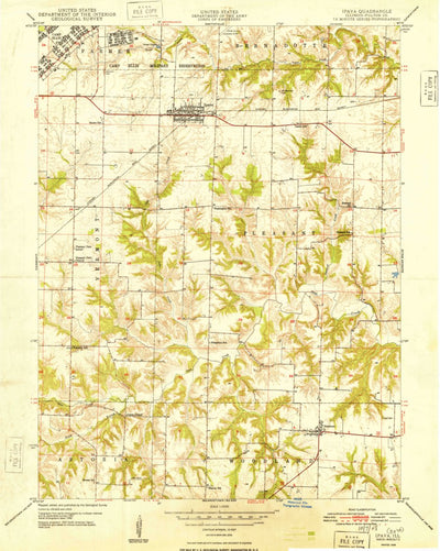 United States Geological Survey Ipava, IL (1948, 24000-Scale) digital map