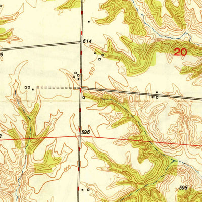 United States Geological Survey Ipava, IL (1948, 24000-Scale) digital map