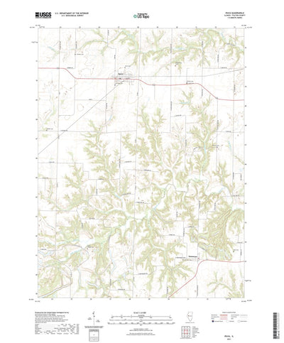 United States Geological Survey Ipava, IL (2021, 24000-Scale) digital map
