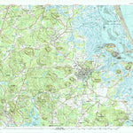 United States Geological Survey Ipswich, MA (1985, 25000-Scale) digital map