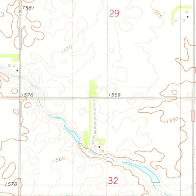 United States Geological Survey Ipswich, SD (1978, 24000-Scale) digital map