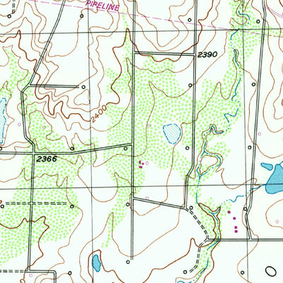 United States Geological Survey Ira NE, TX (1952, 24000-Scale) digital map