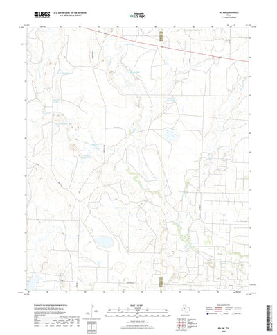 United States Geological Survey Ira NW, TX (2019, 24000-Scale) digital map