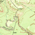 United States Geological Survey Ira SW, TX (1951, 24000-Scale) digital map