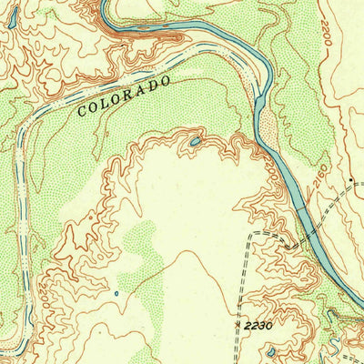 United States Geological Survey Ira, TX (1951, 24000-Scale) digital map
