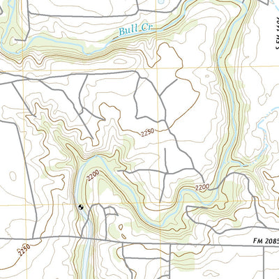 United States Geological Survey Ira, TX (2022, 24000-Scale) digital map