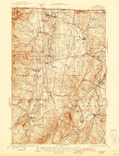 United States Geological Survey Irasburg, VT (1925, 62500-Scale) digital map