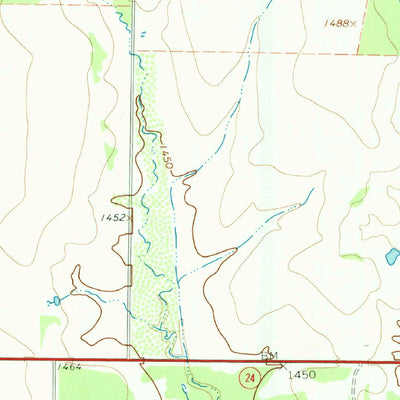 United States Geological Survey Irby, TX (1966, 24000-Scale) digital map