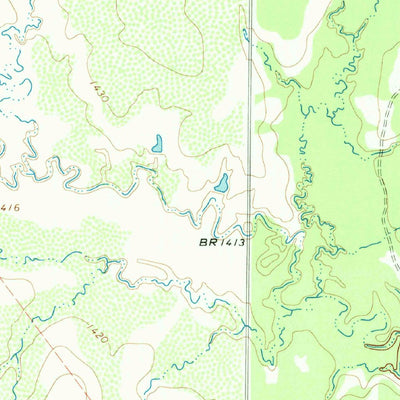 United States Geological Survey Irby, TX (1966, 24000-Scale) digital map