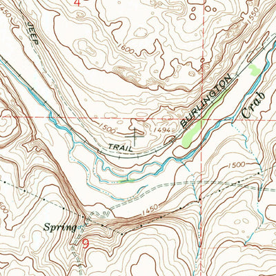 United States Geological Survey Irby, WA (1968, 24000-Scale) digital map