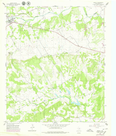 United States Geological Survey Iredell, TX (1956, 24000-Scale) digital map