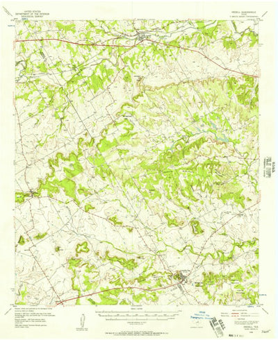 United States Geological Survey Iredell, TX (1956, 62500-Scale) digital map