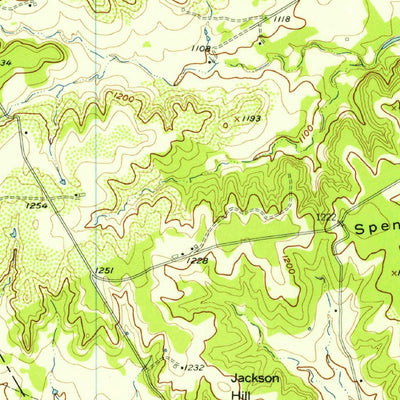 United States Geological Survey Iredell, TX (1956, 62500-Scale) digital map