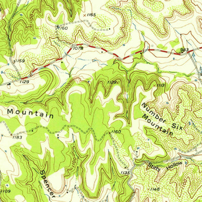 United States Geological Survey Iredell, TX (1956, 62500-Scale) digital map
