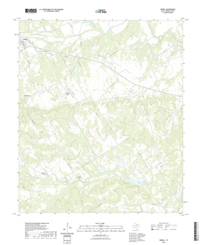 United States Geological Survey Iredell, TX (2022, 24000-Scale) digital map